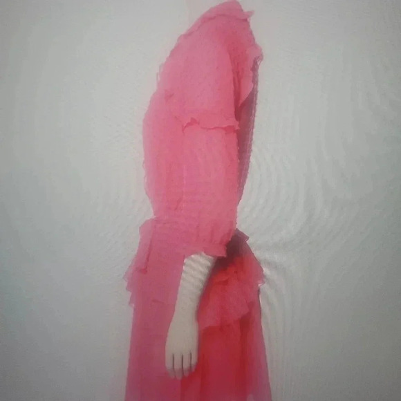 SALONI RUFFLE DRESS - Picture 2 of 5